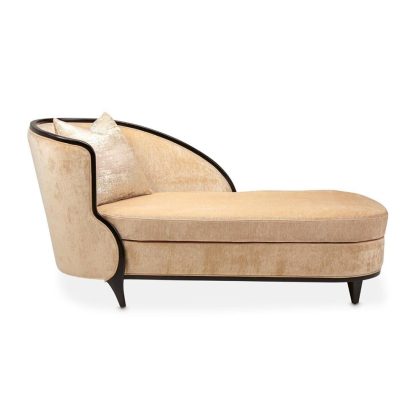 Chaise Malibu Crest Crotch Mahogany