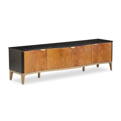 Consola de Tv Malibu Crest Crotch Mahogany