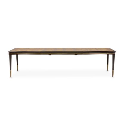 Mesa de Comedor Rectangular Malibu Crest Crotch Mahogany - Image 4