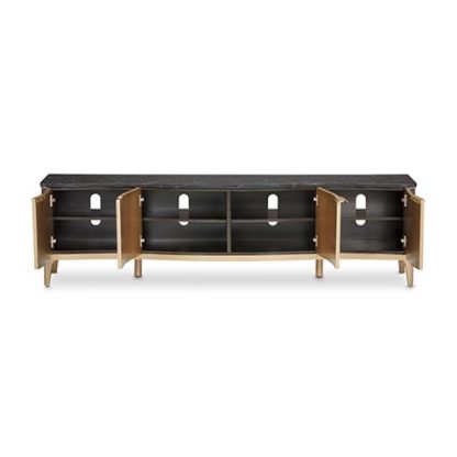 Consola de Tv Malibu Crest Crotch Mahogany - Image 7