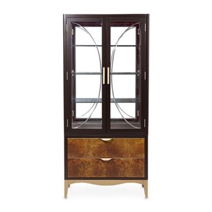 Vitrina Malibu Crest Crotch Mahogany - Image 3