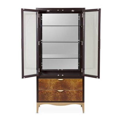 Vitrina Malibu Crest Crotch Mahogany - Image 4