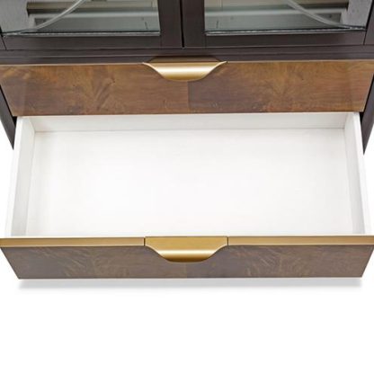 Vitrina Malibu Crest Crotch Mahogany - Image 9