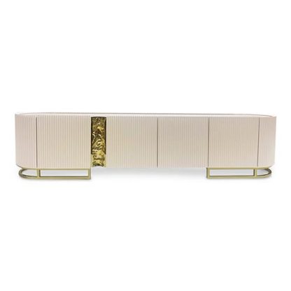 Mueble de Tv Crema Mate Lisbon - Image 3