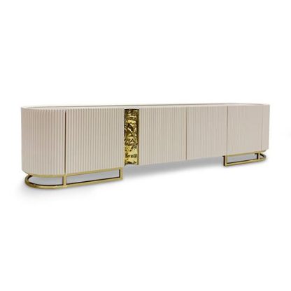 Mueble de Tv Crema Mate Lisbon - Image 2
