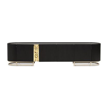 Mueble de Tv Negro Mate Lisbon - Image 4