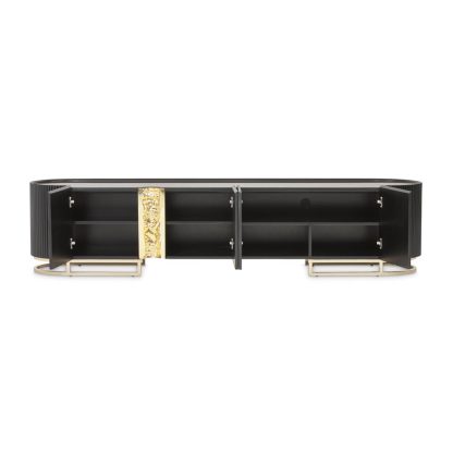 Mueble de Tv Negro Mate Lisbon - Image 5