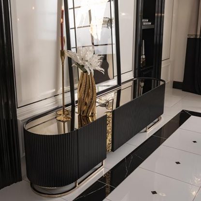Mueble de Tv Negro Mate Lisbon - Image 11