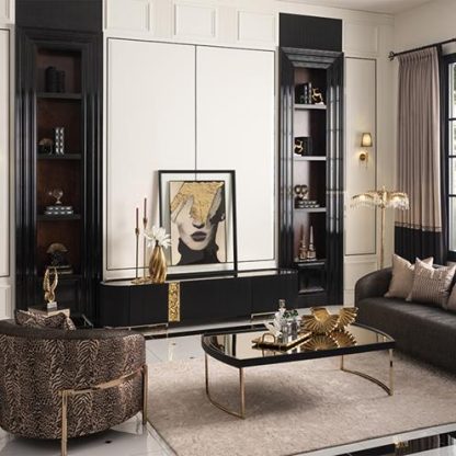 Mueble de Tv Negro Mate Lisbon - Image 10