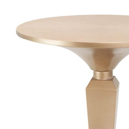 Mesa Lateral Acento Redonda Malibu Crest Crotch Mahogany - Image 5
