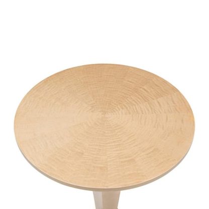 Mesa Lateral Acento Redonda Malibu Crest Crotch Mahogany - Image 6