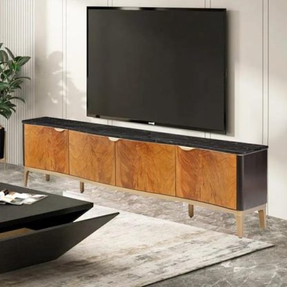 Consola de Tv Malibu Crest Crotch Mahogany - Image 12
