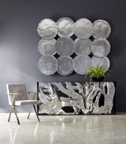 Set de 4 Platones Plateados - Image 9