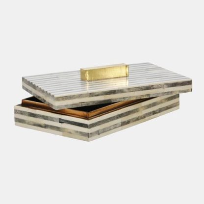 Caja Decorativa Hueso