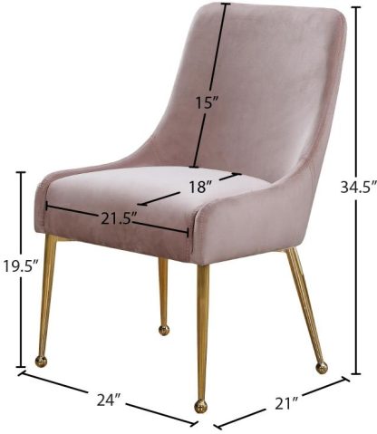 Silla de Comedor Owen Velvet - Image 9
