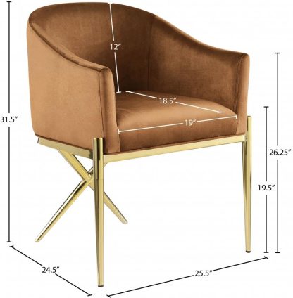 Silla de Comedor Xavier Velvet - Image 11