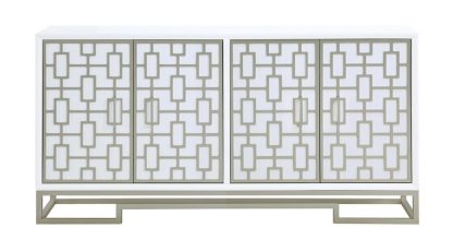Credenza Dreamy White con 4 puertas