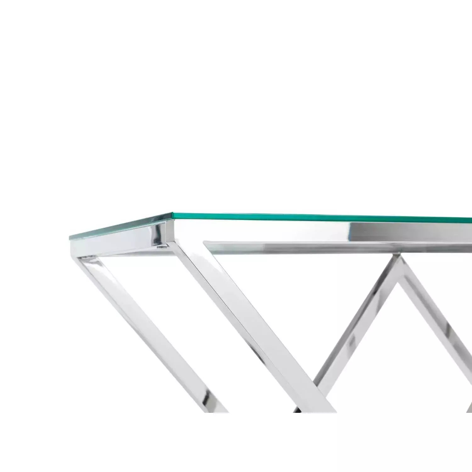 BIA001-Chrome-Metal-Cross-X-Framed-Modern-Console-Hallway-Table-with-Glass-Top-4