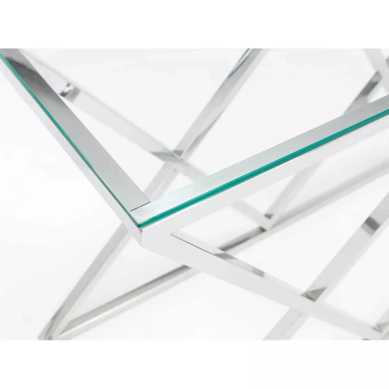 BIA001-Chrome-Metal-Cross-X-Framed-Modern-Console-Hallway-Table-with-Glass-Top-5