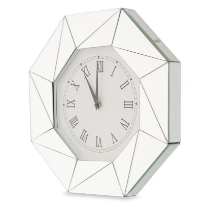 Reloj Octagonal Lineas