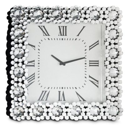 Reloj Cuadrado Flores