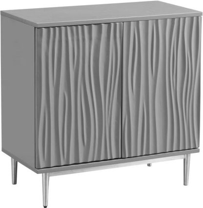 Chest Glossy Grey 2 Puertas