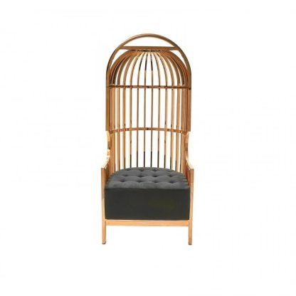 Sillón Cage Dorado