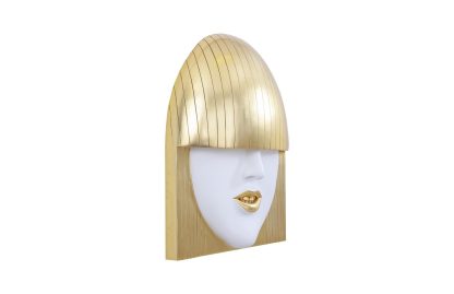 Rostro Smile Dorado Grande - Image 3