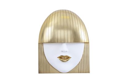 Rostro Smile Dorado Grande