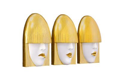 Set de 3 Rostros Dorados - Image 7