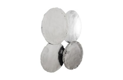 Set de 4 Platones Plateados - Image 4