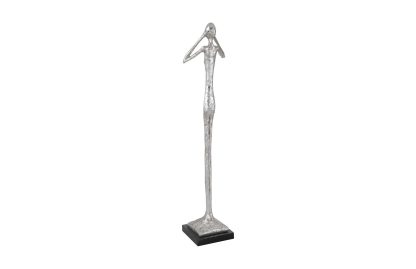 Escultura Not Hear Plata - Image 3