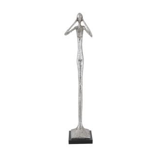 Escultura Not Hear Plata