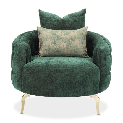 Sillón Esmeralda Dorado Celine - Image 7