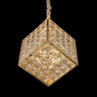 CANDIL CUBO GDE. DORADO