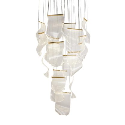 Candil Sheer Waves Gold 18 Luces - Image 3
