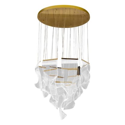 Candil Sheer Waves Gold 18 Luces - Image 5
