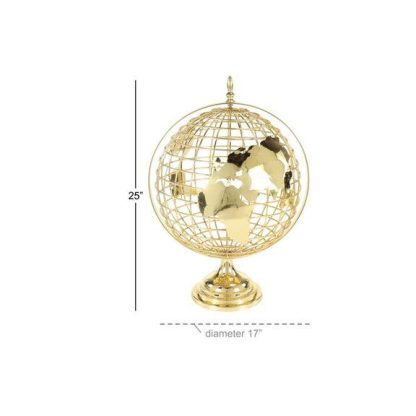 Globo Terráqueo Dorado - Image 6