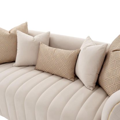 Loveseat Ariana Beige Oro - Image 7