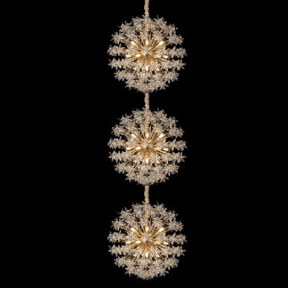 Candil Stacked Bouquet De 54 Luces, Set De 3 Piezas