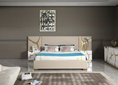 Cama Aspen Beige Oro - Image 2