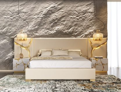 Cama Aspen Beige Oro - Image 3