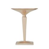 Mesa Lateral Acento Redonda Malibu Crest Crotch Mahogany