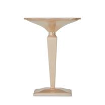 Mesa Lateral Acento Redonda Malibu Crest Crotch Mahogany