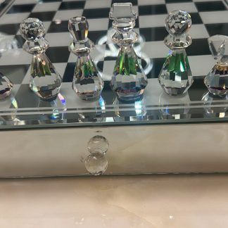 Caja decorativa de Espejo Ajedrez