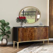 Bufetero Malibu Crest Crotch Mahogany - Image 2