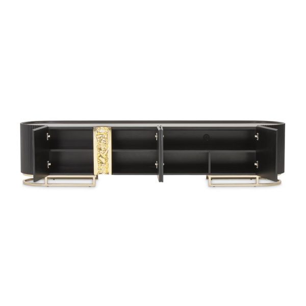 Mueble de Tv Negro Mate Lisbon - Image 5
