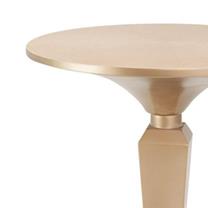 Mesa Lateral Acento Redonda Malibu Crest Crotch Mahogany - Image 5