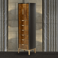 Cajonera Giratoria Malibu Crest Crotch Mahogany - Image 11