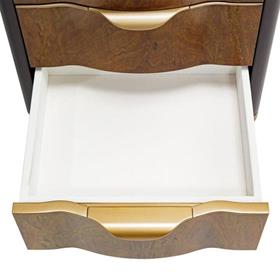 Cajonera Giratoria Malibu Crest Crotch Mahogany - Image 9